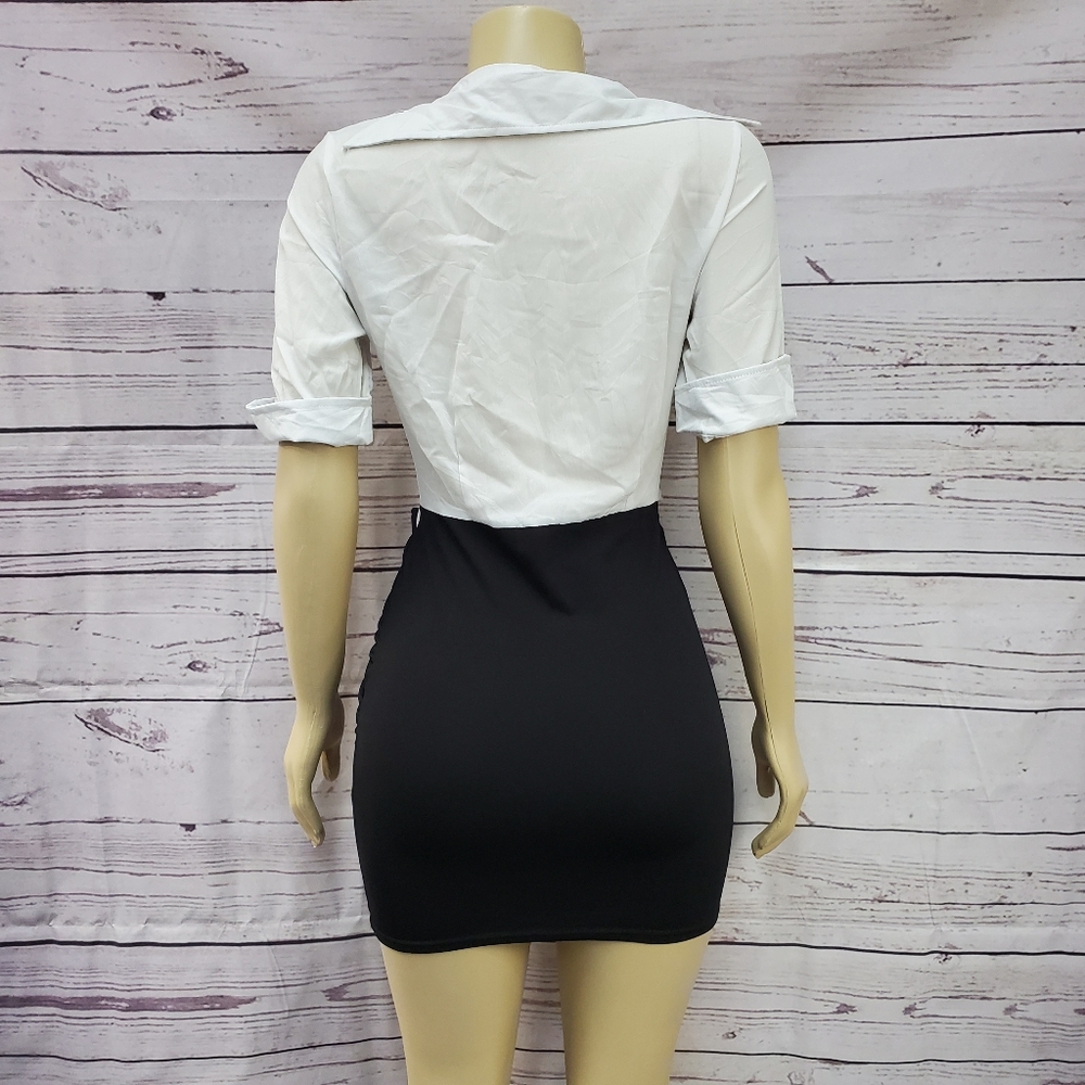 small sexy black & white night out dress - Picture 6 of 7